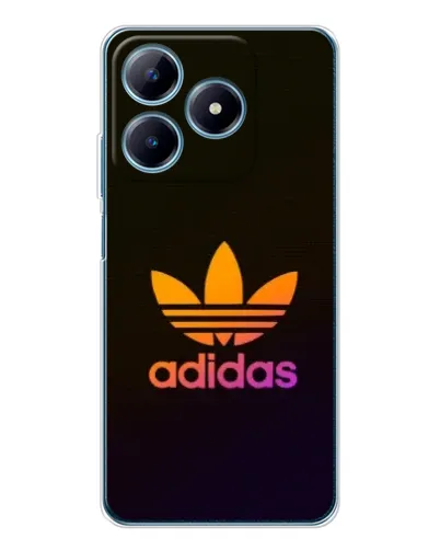 Чехол для Realme C61 с картинкой «Градиент Adidas»