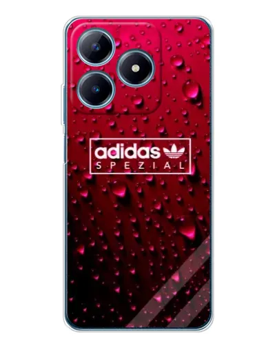 Чехол для Realme C61 с картинкой «Adidas Gold Marble»
