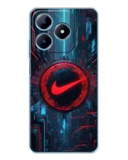 Чохол для Realme C61 з картинкою «Техногенний стиль Nike» Чохол для Realme C61 з картинкою «Техногенний стиль Nike»