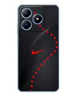 Чохол для Realme C61 з картинкою «Абстрактний дизайн Nike» Чохол для Realme C61 з картинкою «Абстрактний дизайн Nike»