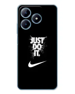 Чохол для Realme C61 з картинкою «Текстовий принт Nike» Чохол для Realme C61 з картинкою «Текстовий принт Nike»