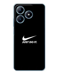 Чохол для Realme C61 з картинкою «Мінімалізм від Nike» Чохол для Realme C61 з картинкою «Мінімалізм від Nike»