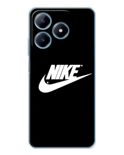 Чехол для Realme C61 с картинкой «Мазки краски Nike» Чехол для Realme C61 с картинкой «Мазки краски Nike»