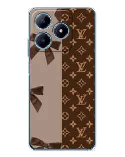 Чехол для Realme C61 с картинкой «Louis Vuitton — банты»