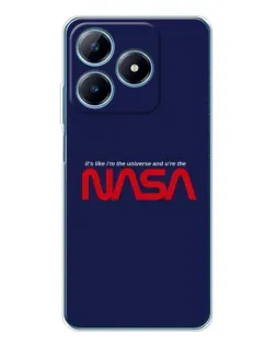 Чехол для Realme C61 с картинкой «NASA — глубокий космос»