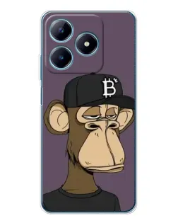 Чехол для Realme C61 с картинкой «Bored Ape в кепке» Чехол для Realme C61 с картинкой «Bored Ape в кепке»