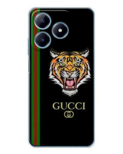 Чехол для Realme C61 с картинкой «Тигр Gucci»