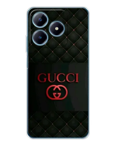 Чехол для Realme C61 с картинкой «Gucci — стеганый черный»