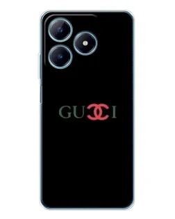 Чохол для Realme C61 з картинкою «Gucci — червоний градієнт»