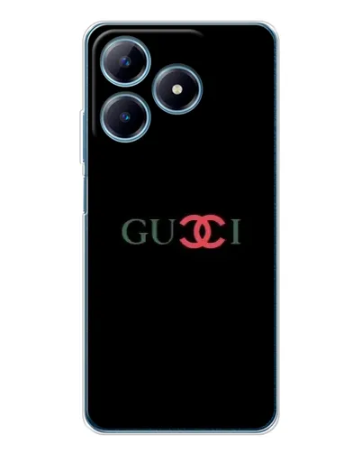Чехол для Realme C61 с картинкой «Gucci — красный градиент»