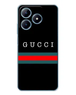 Чохол для Realme C61 з картинкою «Gucci — червоний пояс»
