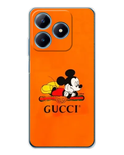 Чехол для Realme C61 с картинкой «Микки Маус Gucci — оранж» Чехол для Realme C61 с картинкой «Микки Маус Gucci — оранж»