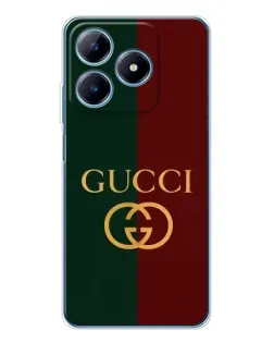 Чохол для Realme C61 з картинкою «Gucci — темно-зелений градієнт»