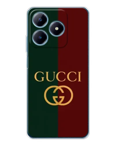Чехол для Realme C61 с картинкой «Gucci — темно-зеленый градиент» Чехол для Realme C61 с картинкой «Gucci — темно-зеленый градиент»