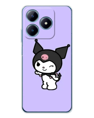 Чехол для Realme C61 с картинкой «Классическая Kuromi»