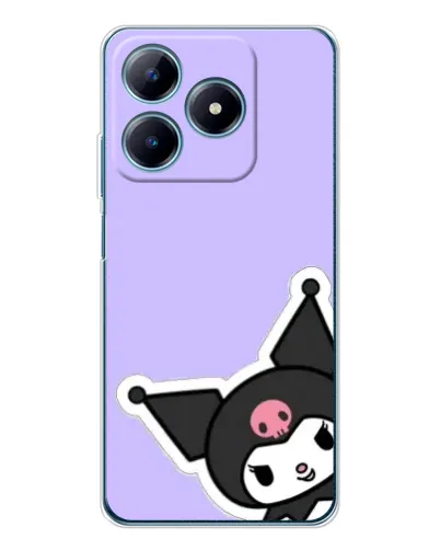 Чехол для Realme C61 с картинкой «Забавная Kuromi»