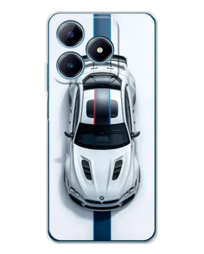 Чехол для Realme C61 с картинкой «Вид сверху — BMW M» Чехол для Realme C61 с картинкой «Вид сверху — BMW M»