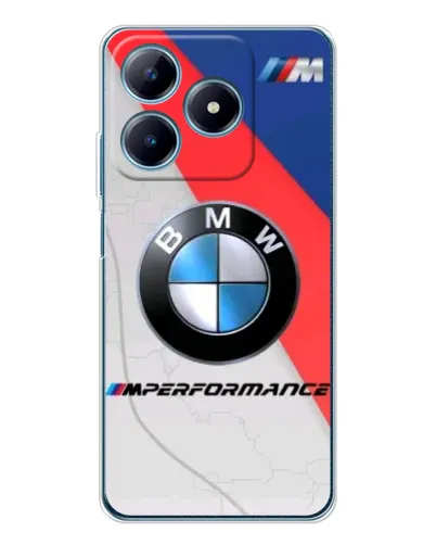 Чехол для Realme C61 с картинкой «BMW Performance стиль» Чехол для Realme C61 с картинкой «BMW Performance стиль»