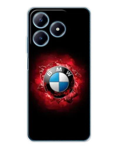 Чехол для Realme C61 с картинкой «Логотип BMW — вспышка» Чехол для Realme C61 с картинкой «Логотип BMW — вспышка»
