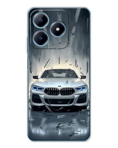 Чехол для Realme C61 с картинкой «BMW в свете фар» Чехол для Realme C61 с картинкой «BMW в свете фар»