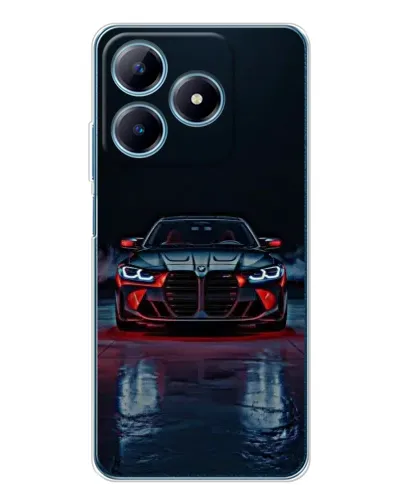 Чехол для Realme C61 с картинкой «BMW на мокрой дороге» Чехол для Realme C61 с картинкой «BMW на мокрой дороге»
