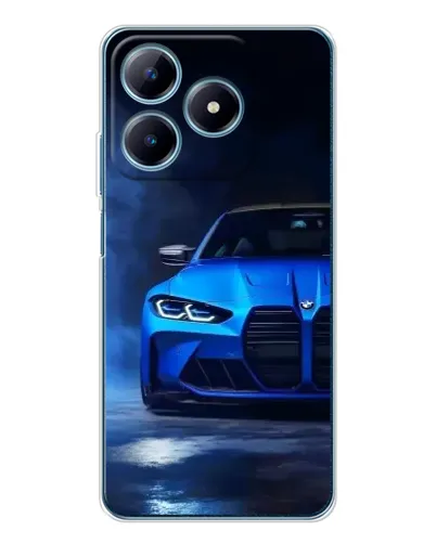 Чехол для Realme C61 с картинкой «Голубая BMW M4» Чехол для Realme C61 с картинкой «Голубая BMW M4»