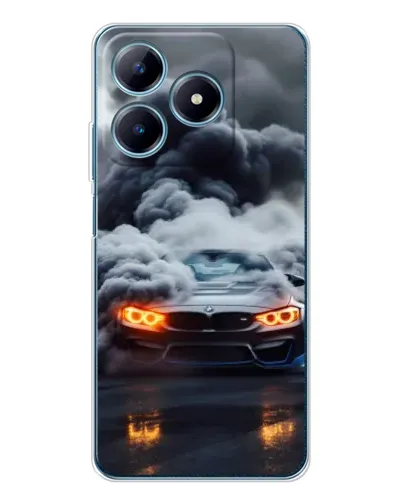 Чехол для Realme C61 с картинкой «BMW в дыму» Чехол для Realme C61 с картинкой «BMW в дыму»