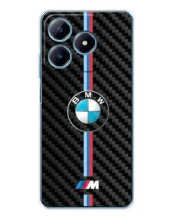 Чехол для Realme C61 с картинкой «Эмблема BMW и карбон» Чехол для Realme C61 с картинкой «Эмблема BMW и карбон»