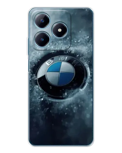 Чехол для Realme C61 с картинкой «Логотип BMW — лед» Чехол для Realme C61 с картинкой «Логотип BMW — лед»