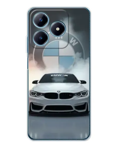 Чехол для Realme C61 с картинкой «BMW в белом дыму» Чехол для Realme C61 с картинкой «BMW в белом дыму»