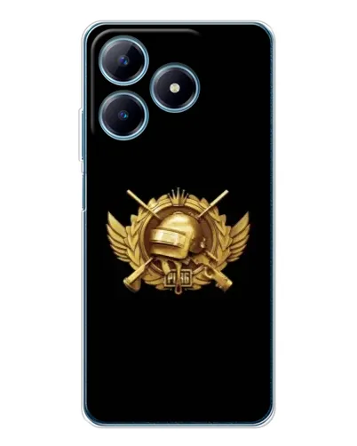 Чохол для Realme C61 з картинкою «PUBG — помаранчевий градієнт» Чохол для Realme C61 з картинкою «PUBG — помаранчевий градієнт»