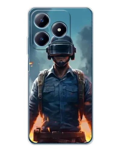 Чохол для Realme C61 з картинкою «PUBG — реалістичний герой» Чохол для Realme C61 з картинкою «PUBG — реалістичний герой»