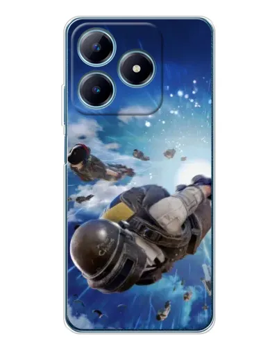 Чохол для Realme C61 з картинкою «Десант PUBG — стрибок» Чохол для Realme C61 з картинкою «Десант PUBG — стрибок»