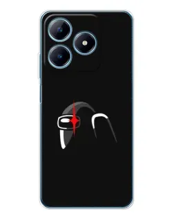 Чохол для Realme C61 з картинкою «Among Us шолом» Чохол для Realme C61 з картинкою «Among Us шолом»