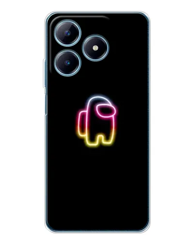 Чехол для Realme C61 с картинкой «Among Us градиент»