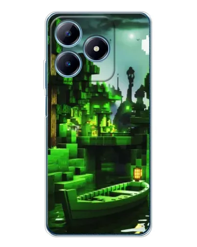 Чохол для Realme C61 з картинкою «Minecraft лісовий пейзаж» Чохол для Realme C61 з картинкою «Minecraft лісовий пейзаж»