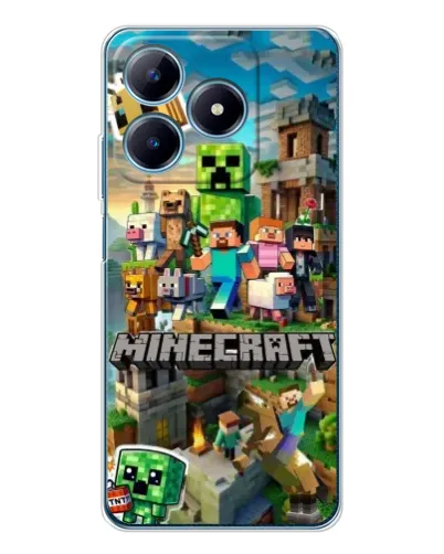 Чохол для Realme C61 з картинкою «Замок Minecraft» Чохол для Realme C61 з картинкою «Замок Minecraft»