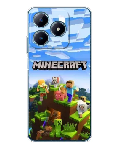 Чохол для Realme C61 з картинкою «Minecraft класичний світ» Чохол для Realme C61 з картинкою «Minecraft класичний світ»