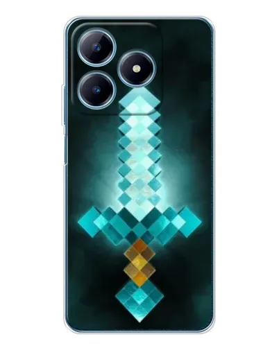 Чохол для Realme C61 з картинкою «Алмазний меч неон» Чохол для Realme C61 з картинкою «Алмазний меч неон»