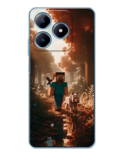 Чохол для Realme C61 з картинкою «Стів у лісі» Чохол для Realme C61 з картинкою «Стів у лісі»