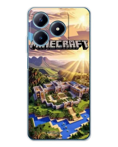 Чохол для Realme C61 з картинкою «Minecraft панорама» Чохол для Realme C61 з картинкою «Minecraft панорама»