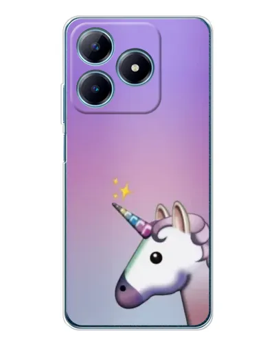 Чехол для Realme C61 с картинкой «Единорог градиент» Чехол для Realme C61 с картинкой «Единорог градиент»