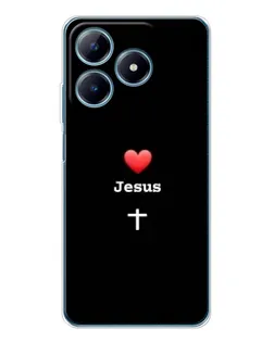 Чохол для Realme C61 з картинкою «Серце - Jesus» Чохол для Realme C61 з картинкою «Серце - Jesus»