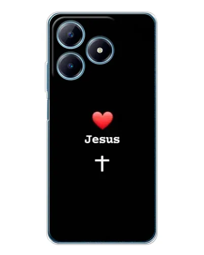 Чохол для Realme C61 з картинкою «Серце - Jesus» Чохол для Realme C61 з картинкою «Серце - Jesus»