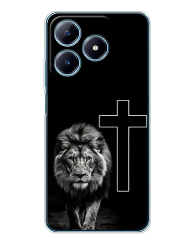 Чохол для Realme C61 з картинкою «Лев та Хрест» Чохол для Realme C61 з картинкою «Лев та Хрест»