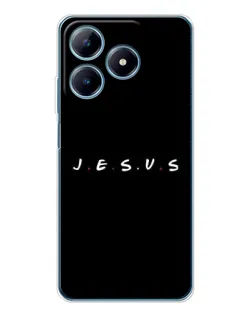 Чохол для Realme C61 з картинкою «Крапки віри J.E.S.U.S.»