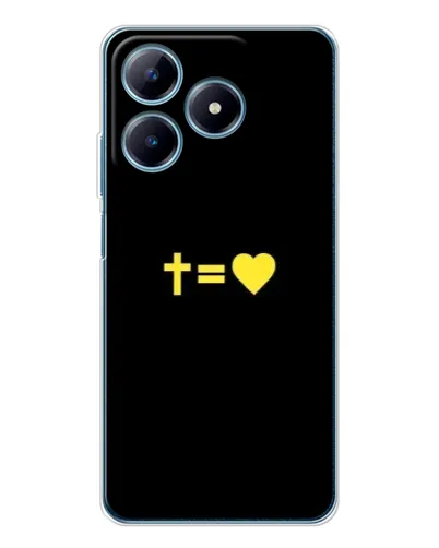 Чохол для Realme C61 з картинкою «Серце та Хрест» Чохол для Realme C61 з картинкою «Серце та Хрест»