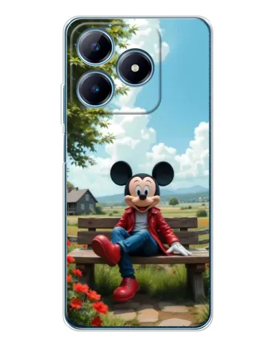 Чехол для Realme C61 с картинкой «Микки на скамейке» Чехол для Realme C61 с картинкой «Микки на скамейке»