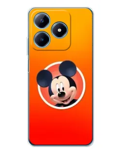 Чехол для Realme C61 с картинкой «Mickey в круге»