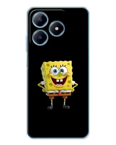 Чехол для Realme C61 с картинкой «Классический Губка Боб» Чехол для Realme C61 с картинкой «Классический Губка Боб»